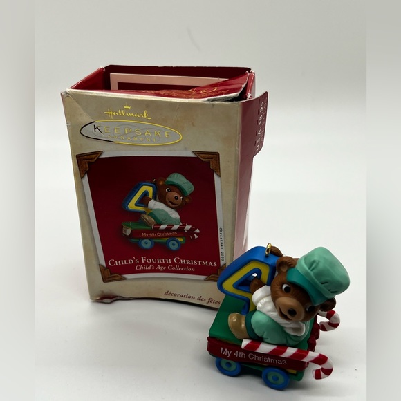 Hallmark Keepsake Ornaments Baby 4th Christmas Childs Age Collection 2003 - Picture 1 of 1